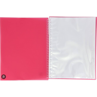 Oxford Carpeta de Fundas Plástico A4, 30 Fundas Transparentes