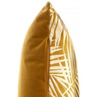 Cojín Hojas Ocre Tropical 40cm