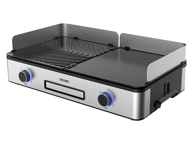 Grill KOENIC KTG 2424 M 2400W Control de Temperatura Acero Inoxidable