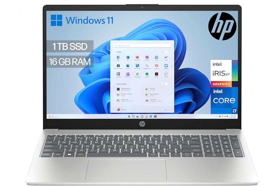 HP Portátil 15.6" FHD Intel Core i7-1335U 16GB RAM 1TB SSD Windows 11