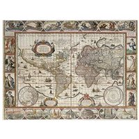Puzzle Premium 2000 Piezas Softclick Mapa del Mundo 1650