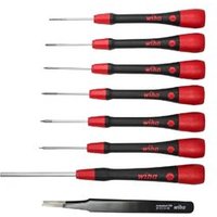 Juego de destornilladores de precisión Wiha Picofinish 8 piezas, incl. pinzas para iPhone (MPN 42995)