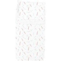 Juego de sábanas infantiles estampado baseball cama 150 (2 fundas almohada)