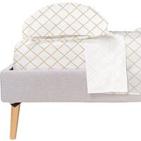 Juego de sábanas estampadas rombos para cama 180