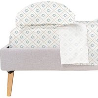 Juego de sábanas estampadas rústico cama 160 (2 fundas almohada 50x85)