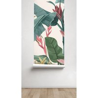 Mural de Papel Pintado Plantas Tropicales