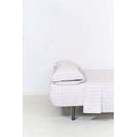 Juego de sábanas estampadas check para cama 160 (2 funda almohada 50x8)
