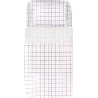 Juego de sábanas estampadas Cuadro - Cama 150 (2 fundas almohada 50x)