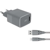 Cargador Doméstico Fastcharge 2,4A Cable USB A / Lightning Force Power