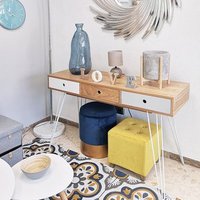 Jarrón Botella Alargada Vidrio