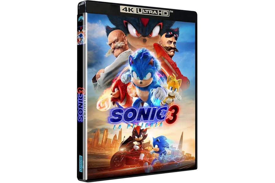 Sonic 3: La Película (Sonic the Hedgehog 3) 4K UHD + Blu-ray