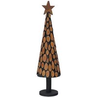 Árbol de Navidad 120 cm de Madera de Teca Maciza