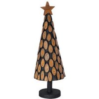 Árbol de Navidad de 90 cm de Madera de Teca Maciza