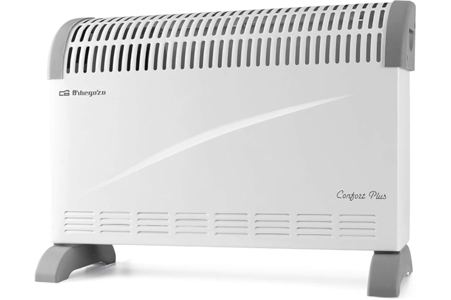 Radiador eléctrico Orbegozo CV 2300 2000W convector con 3 niveles de potencia y termostato regulable