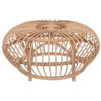 Mesa de Centro de Ratán Natural