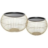 Conjunto de 2 Mesas Auxiliares de Hierro Atmosphera 66,5 x 41,5 cm