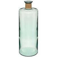 Florero de hombro de vidrio reciclado