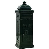Buzón de Columna de Aluminio Estilo Vintage Vidaxl