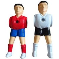 Juego de 22 jugadores de metal con piernas separadas España - Alemania