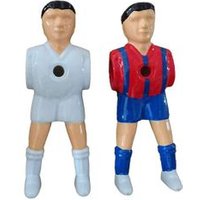 Juego 22 Jugadores de Metal con Piernas Separadas Barcelona y Real Madrid