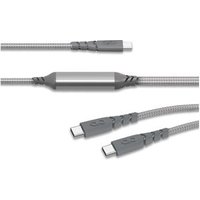 Cable USB-C a USB-C Duo de carga y sincronización reforzado 100W 5A 2m Force Power