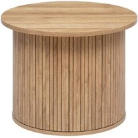 Mesa de Centro Colva en chapa de madera efecto madera D60 cm