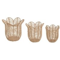 Lote de 3 Cestas 'the Floral' D25 30.8 37.8 cm