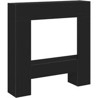 Borde de Chimenea de Madera Roble 81x18x82 cm V8368