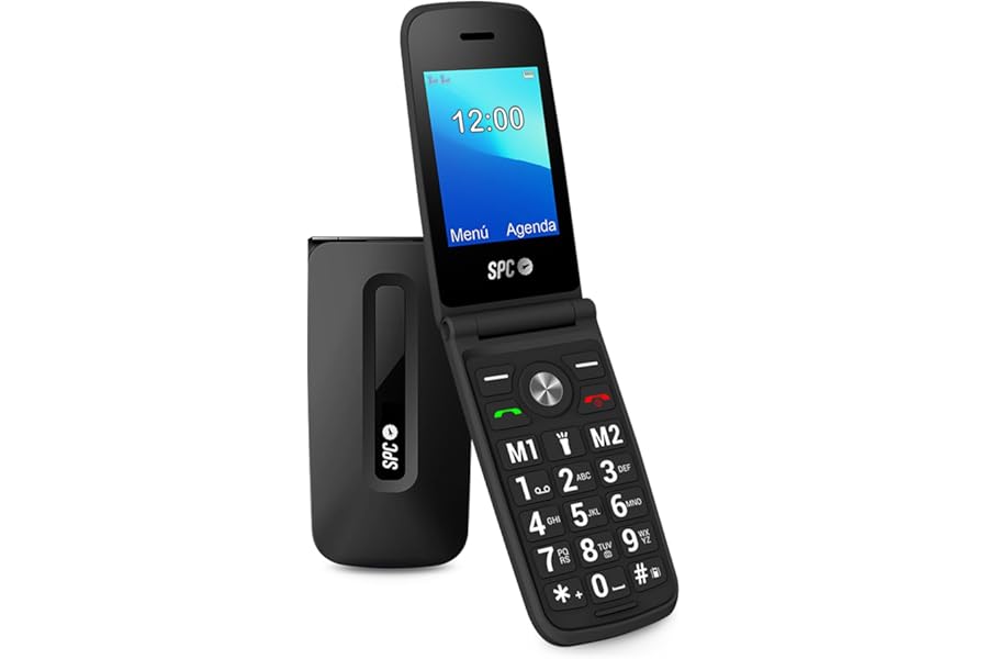 SPC Titan 2GB RAM / 16GB - Teléfono móvil de tapa para mayores