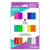 12 Pastas de Polímero Sculpey
