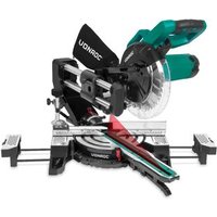 Ingletadora Compacta Vonroc 2200W Ø216mm con Láser y LED