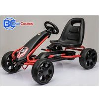 Kart de Pedales Aerodinámico para Niños 3-8 años con Ruedas EVA