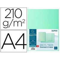 Subcarpeta Cartulina con 2 Solapas Exacompta DIN A4 210 Gr