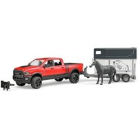 Bruder 02501 Camión Dodge Ram 2500 con remolque de caballo 1:16