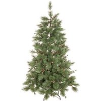 Árbol de Navidad Artificial 252 Ramas PVC Pie Metal 150 cm