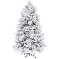 Árbol de Navidad Plegable Artificial 968 Ramas Mixtas Ignífugas 240 cm