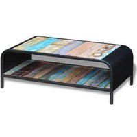 Mesa de Centro de Madera Maciza Reciclada Vidaxl