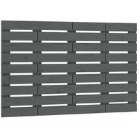 Cabecero de cama de pared de madera maciza de pino 96x3x63 cm