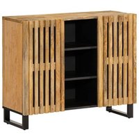 Aparador de Madera Maciza con Mango Rugoso 90x34x75 cm – Vidaxl
