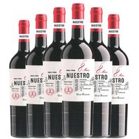 Díaz Bayo Vino Tinto Nuestro 8 Meses Ribera 75 Cl 14% Vol. (Pack de 6)