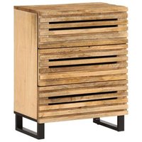 Aparador de Madera Maciza Vidaxl 60x34x75 cm