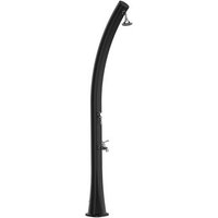 Starmatrix Ducha curva de polietileno con calefacción solar 25 L