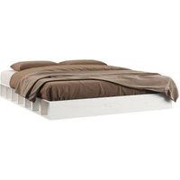 Estructura de Cama de Madera Maciza 140x200 cm Vidaxl