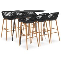 Mesa Alta y Taburetes de Bar 7 piezas Vidaxl