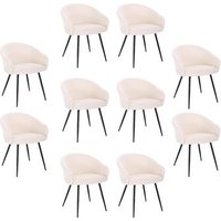 Pack de 10 Sillas de Comedor Home Deluxe 60x60x77 cm