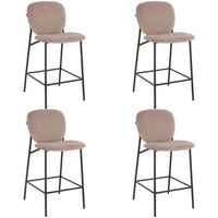 Paquete de Taburetes de Bar 4 uds Home Deluxe Celda 44x52x93 cm