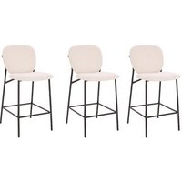 Pack Taburetes de Bar 3 uds Home Deluxe 44x52x93 cm