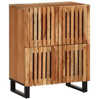 Aparador de Madera Maciza Acacia 60x34x75 cm