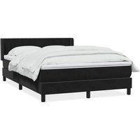 Cama Box Spring con Colchón Terciopelo 140x210 cm Vidaxl