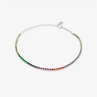 Pulsera Radiant de Mujer con Cristales Plateados